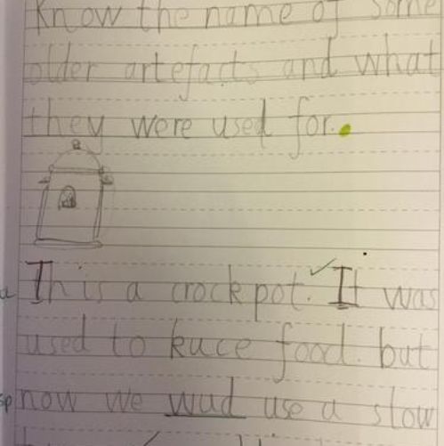 KS1 have been studying what it was like to be a child in Glossop in the past