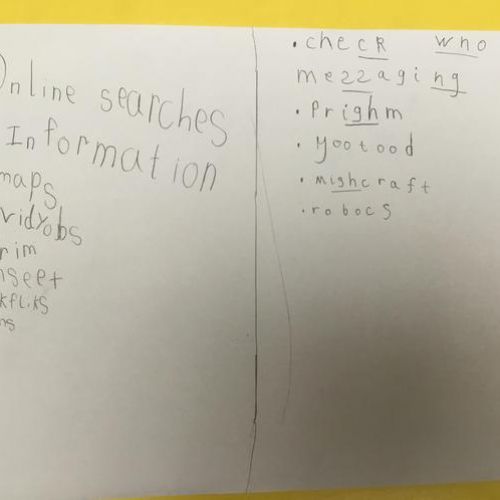 In the spring term, we were learning about how to use the internet safely to find information.
